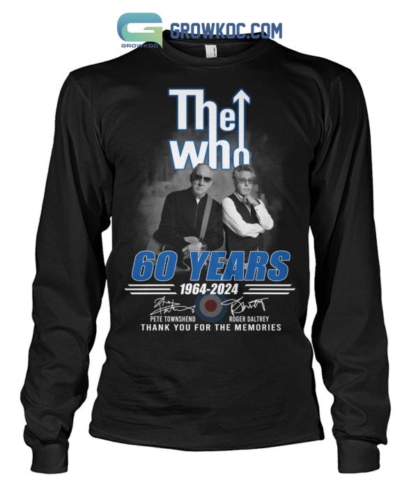 The Who 60 Years 1964 2024 Memories T Shirt