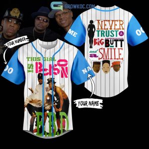 This Girl Is Poison BBD Never Trust A Big But And A Smile Personalized Baseball Jersey
