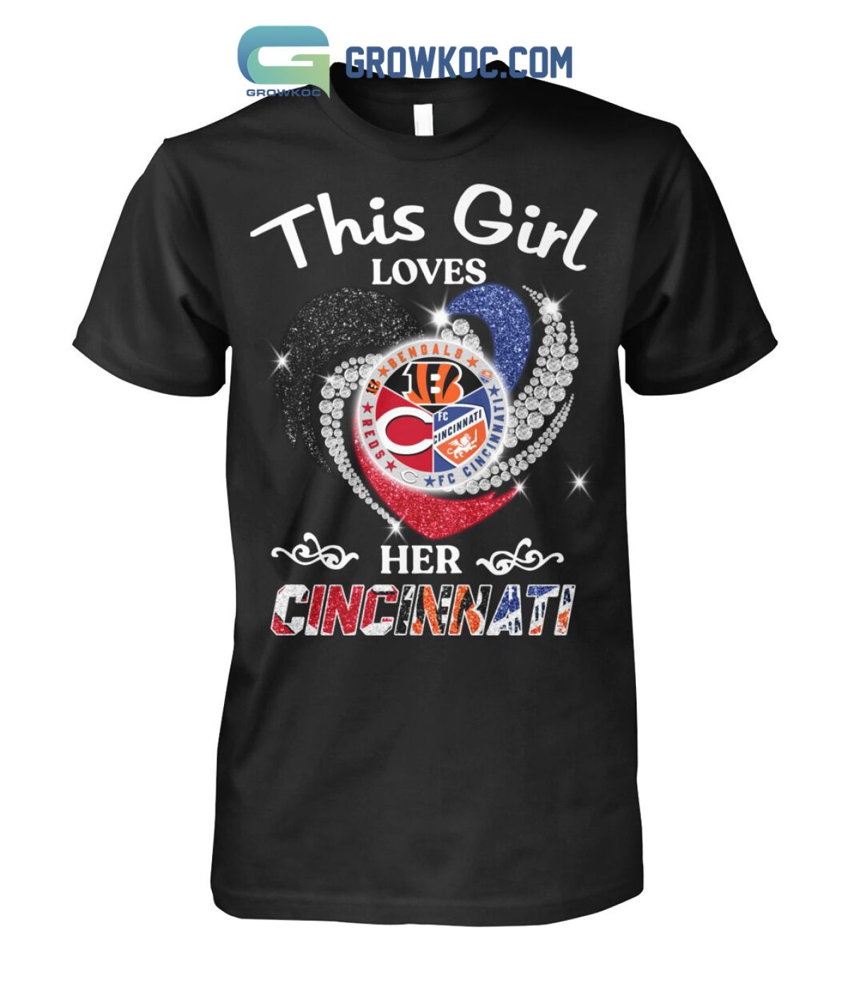 This Girl Loves Her Cincinnati Bengals Football Shirt, hoodie