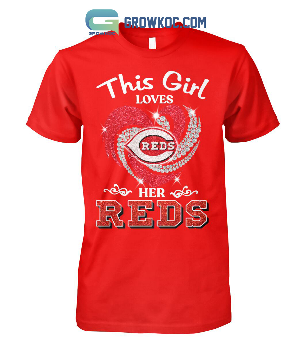 Real Women Love Baseball Smart Women Love The Cincinnati Reds T Shirt -  Growkoc