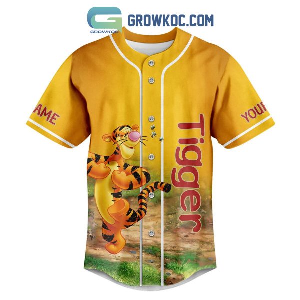 Tigger The Childhood Tour Personalized Baseball Jersey