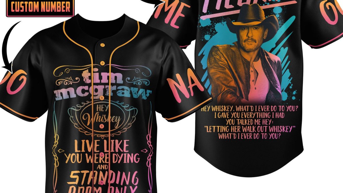 Tim McGraw Live Like You Were Dying And Standing Room Only 2023  Personalized Baseball Jersey - Growkoc