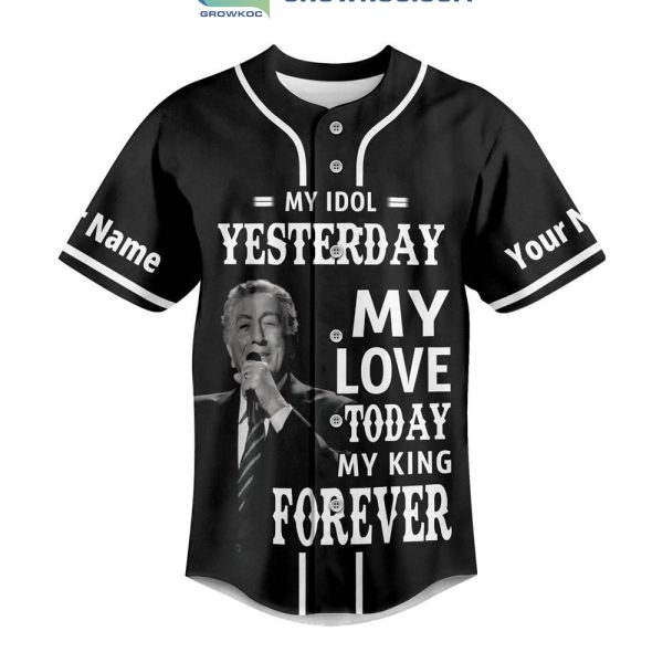 Tony Bennett The Man The Myth The Legend Personalized Baseball Jersey