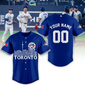 Toronto Blue Jays City Champions With Best Team Personalized Baseball Jersey