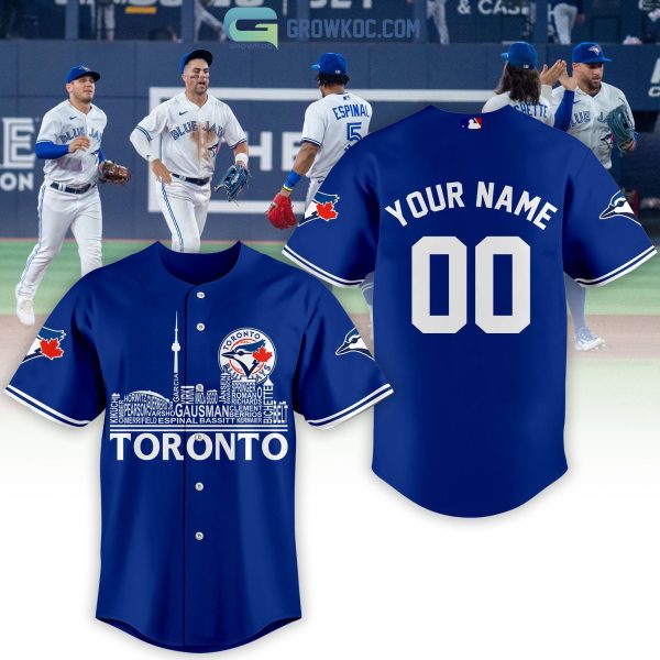 Toronto Blue Jays City Champions With Best Team Personalized Baseball Jersey