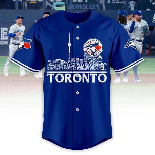 Toronto Blue Jays City Champions With Best Team Personalized Baseball Jersey