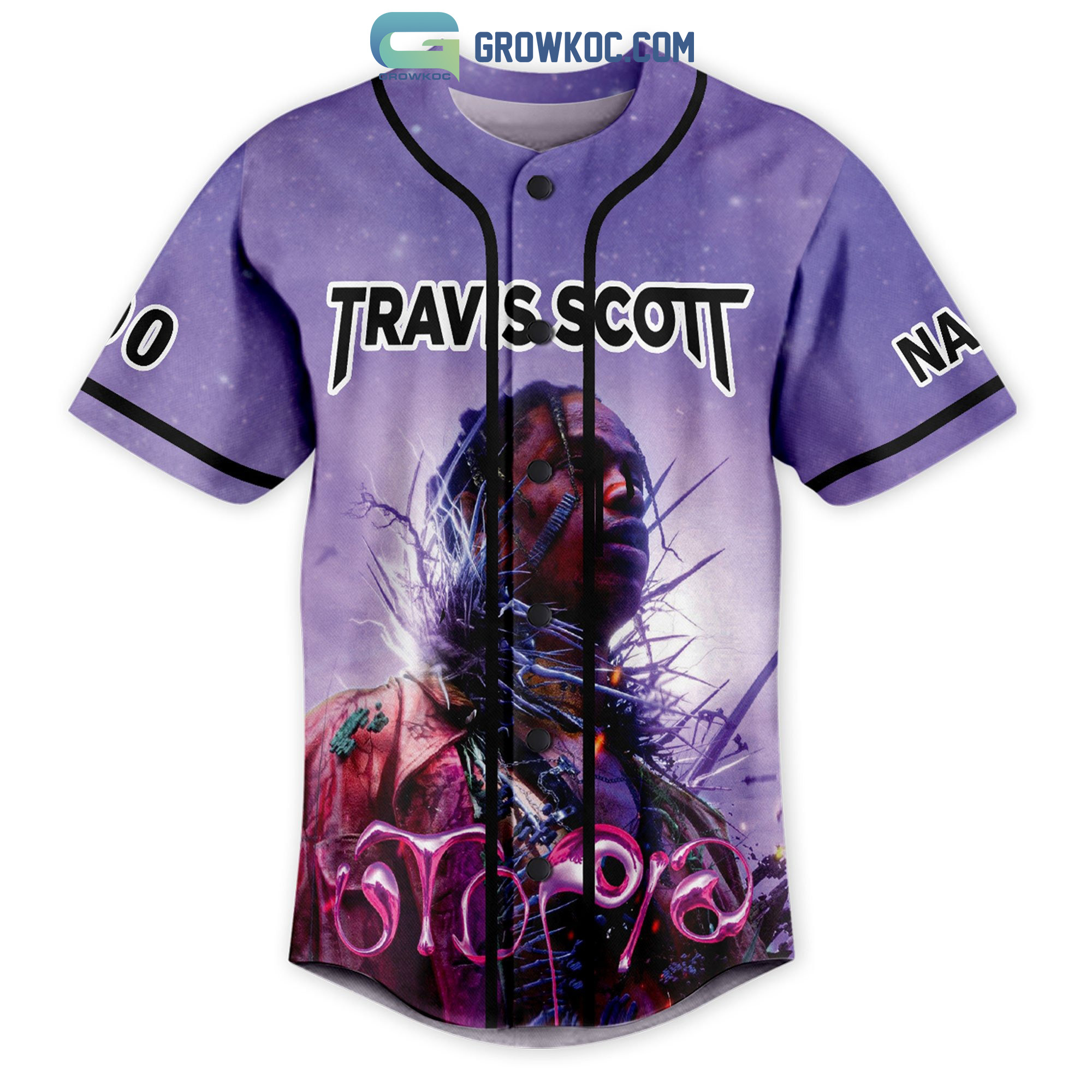 Travis Scott Release 28 July 2023 Personalized Baseball Jersey - Growkoc