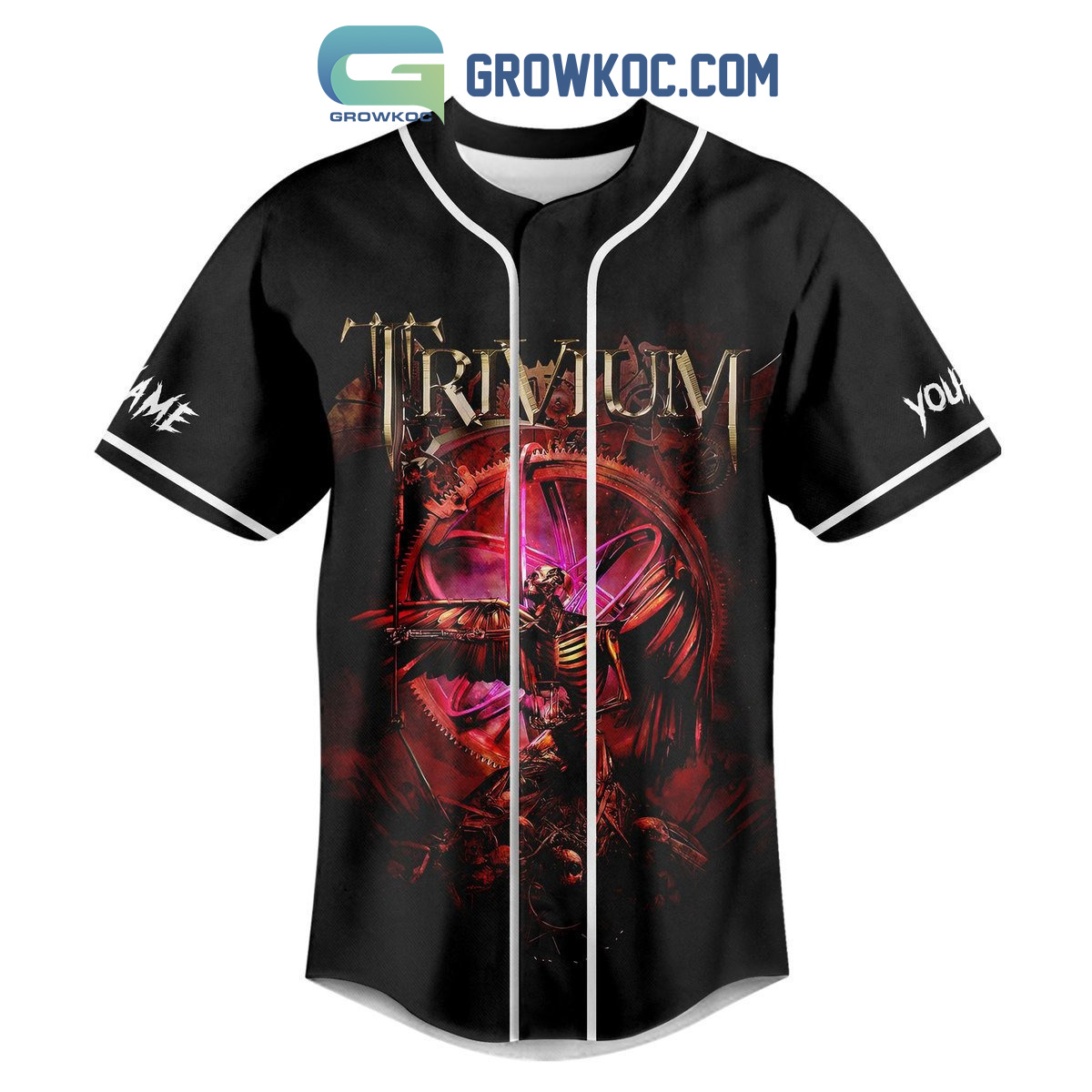 Trivium Until The World Goes Cold This Battles Burned All That I've Known Personalized Baseball Jersey