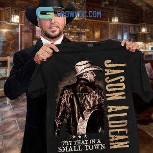 Jason Aldean Try That In A Small Town Fleece Pajamas Set