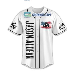 Try That In A Small Town Jason Aldean White Design Baseball Jersey