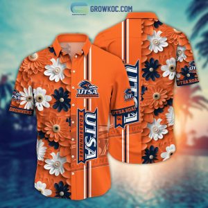 UTSA Roadrunners NCAA Flower Hawaiian Shirt