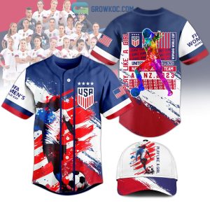 United State Womens National Soccer Team Play Like A Girl Personalized Baseball Jersey