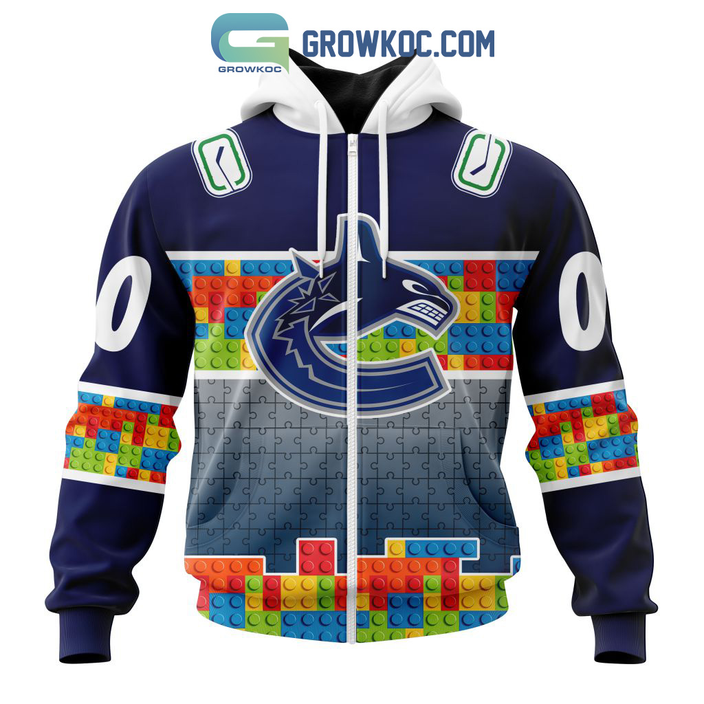 Vancouver Canucks NHL Special Pink Breast Cancer Hockey Jersey Long Sleeve  - Growkoc