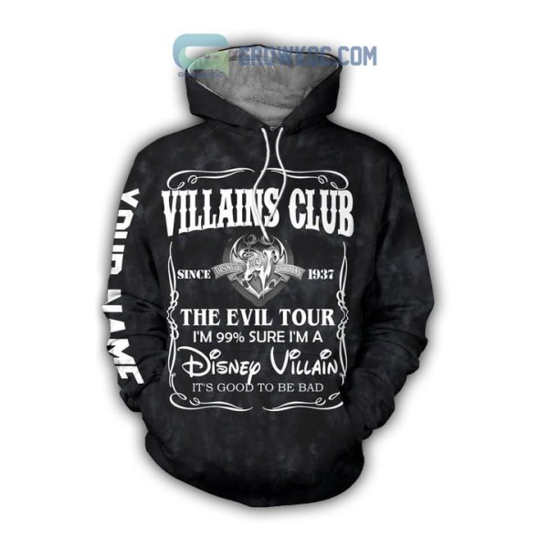 Villains The Evil Tour Disney Villain It’s Good To Be Bad Personalized Hoodie T Shirt
