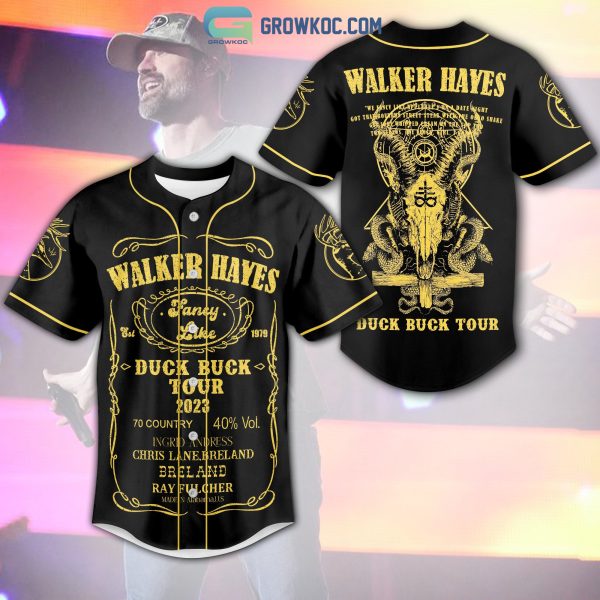 Walker Hayes Duck Buck Tour 2023 Baseball Jersey