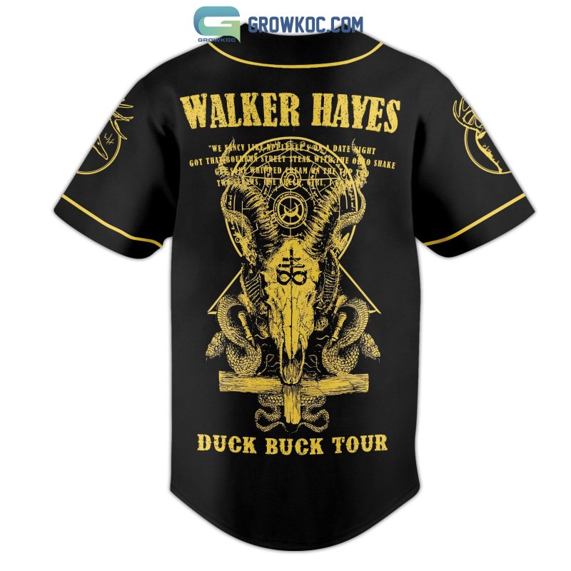 Walker Hayes Duck Buck Tour 2023 Baseball Jersey Growkoc