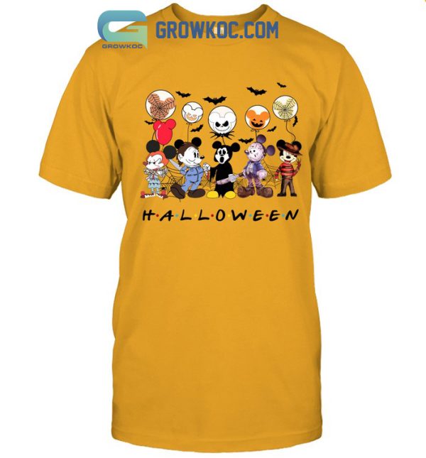 Walt Disney Mickey Mouse Friends Halloween T Shirt