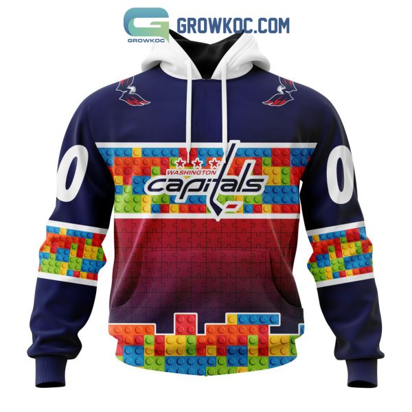 Washington Capitals NHL Special Autism Awareness Design Hoodie T Shirt