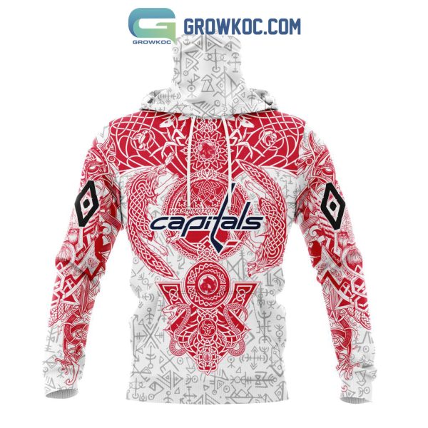 Washington Capitals NHL Special Norse Viking Symbols Hoodie T Shirt