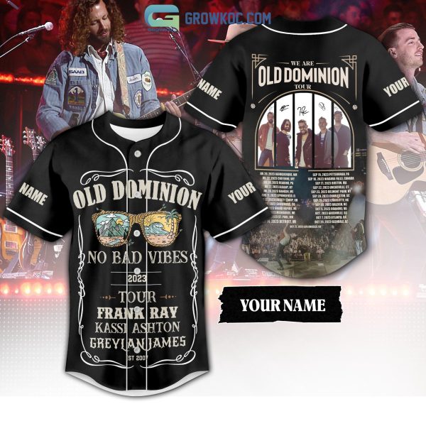 We Are Old Dominion Tour 2023 Personalized Baseball Jersey