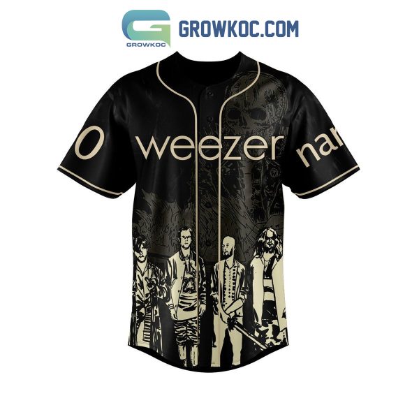 Weezer Fake Smile And Vervous Laughter Personalized Baseball Jersey