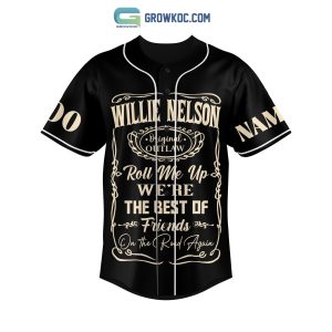 Willie Nelson Roll Me Up And Smoke Me When I Die Personalized Baseball Jersey