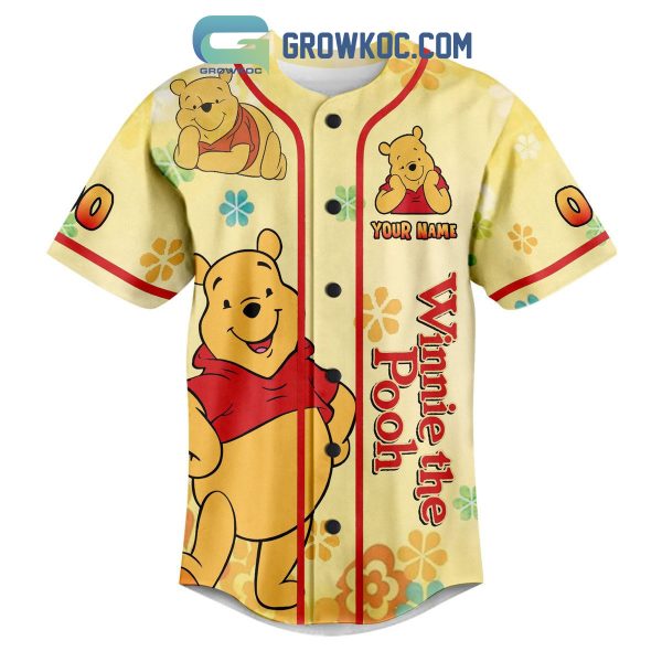 Winnie The Pooh Is My Spirit Animal Personalized Baseball Jersey