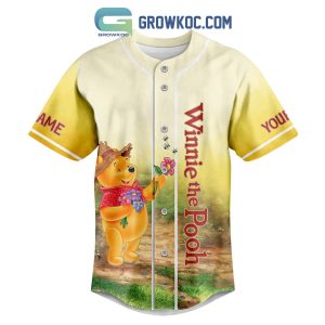 Winnie The Pooh The Childhood Tour Personalized Baseball Jersey