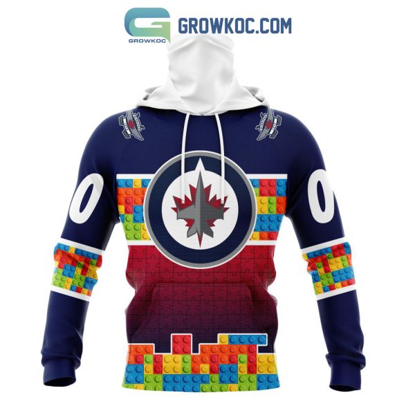 Winnipeg Jets NHL Special Autism Awareness Design Hoodie T Shirt