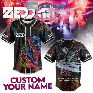 Zedd Disco Night Live DJ Music Dancer Never End Personalized Baseball Jersey