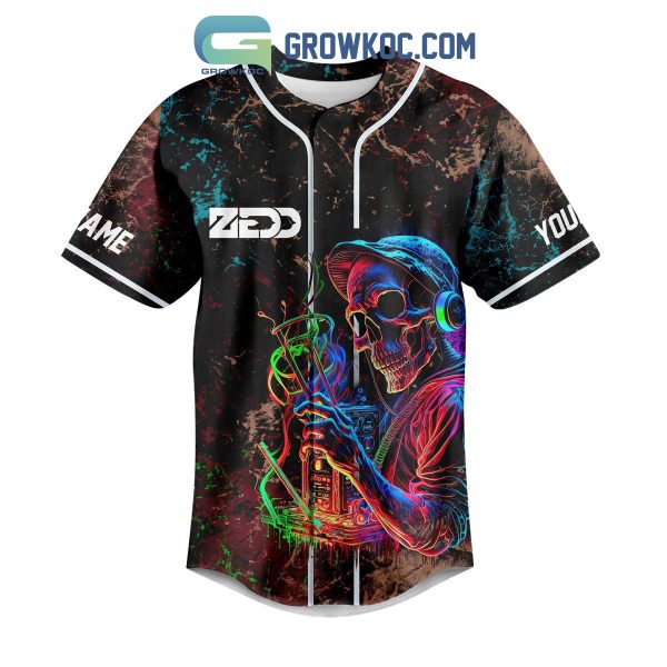 Zedd Disco Night Live DJ Music Dancer Never End Personalized Baseball Jersey