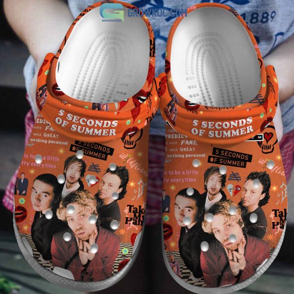 5 Seconds Of Summer Take My Hand Clogs, Crocs