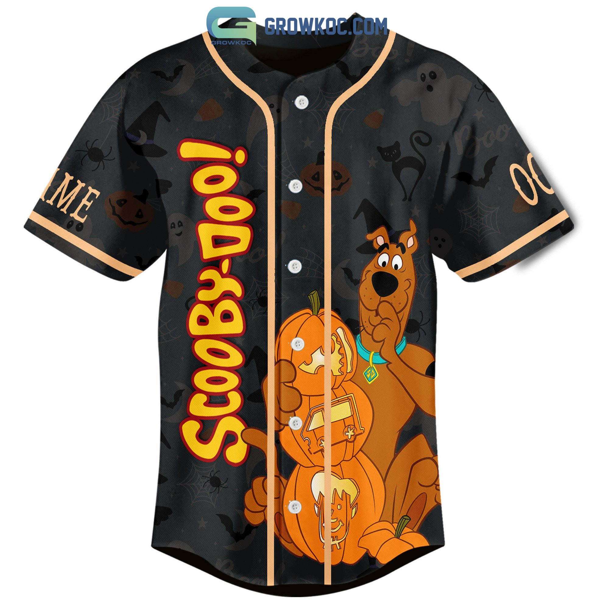 A Spooky Find With Scooby Doo Vibe Halloween Personalized Baseball Jersey