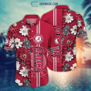 Alabama Crimson Tide Solgan Roll Tide Roll True Fan Spirit Personalized Hawaiian Shirts