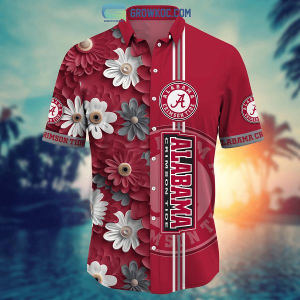Alabama Crimson Tide NCAA Flower Hawaiian Shirt