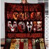 All Horror Movies In This Blanket Fleece Quilt
