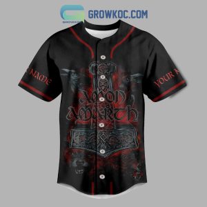 Amon Amarch Raise Your Horns For Brave Fallen Friends Personalized Baseball Jersey