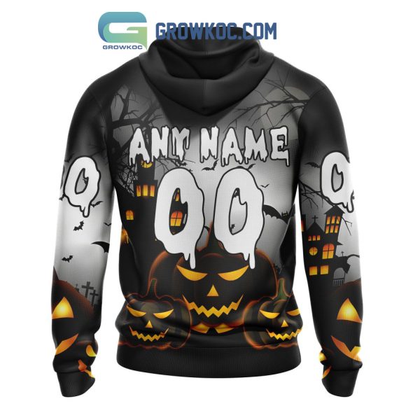 Anaheim Ducks NHL Special Pumpkin Halloween Night Hoodie T Shirt
