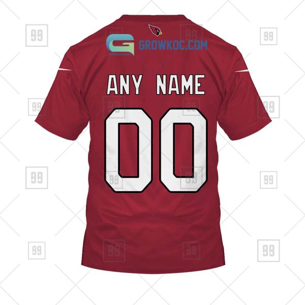 Arizona Cardinals NFL Personalized Home Jersey Hoodie T Shirt