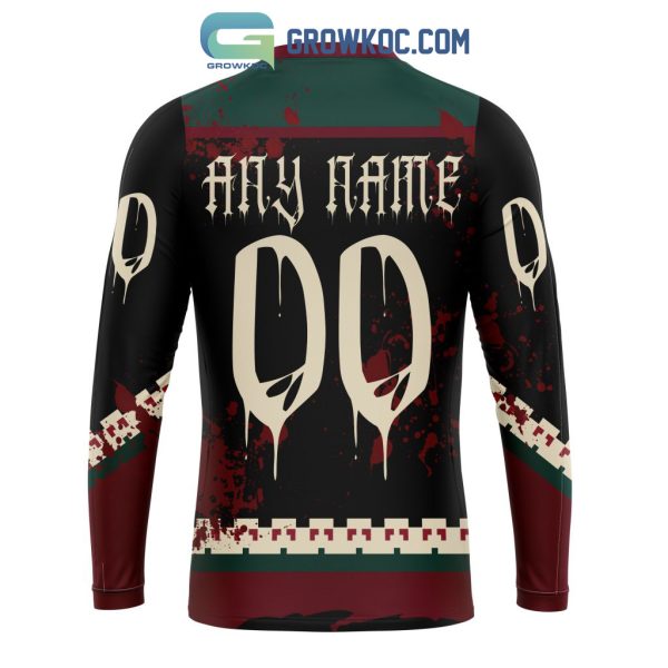 Arizona Coyotes NHL Special Design Jersey With Your Ribs For Halloween Hoodie T Shirt