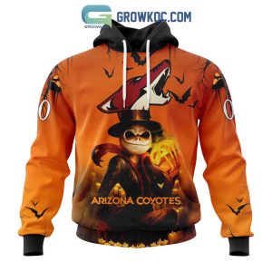 Arizona Coyotes NHL Special Jack Skellington Halloween Concepts Hoodie T Shirt