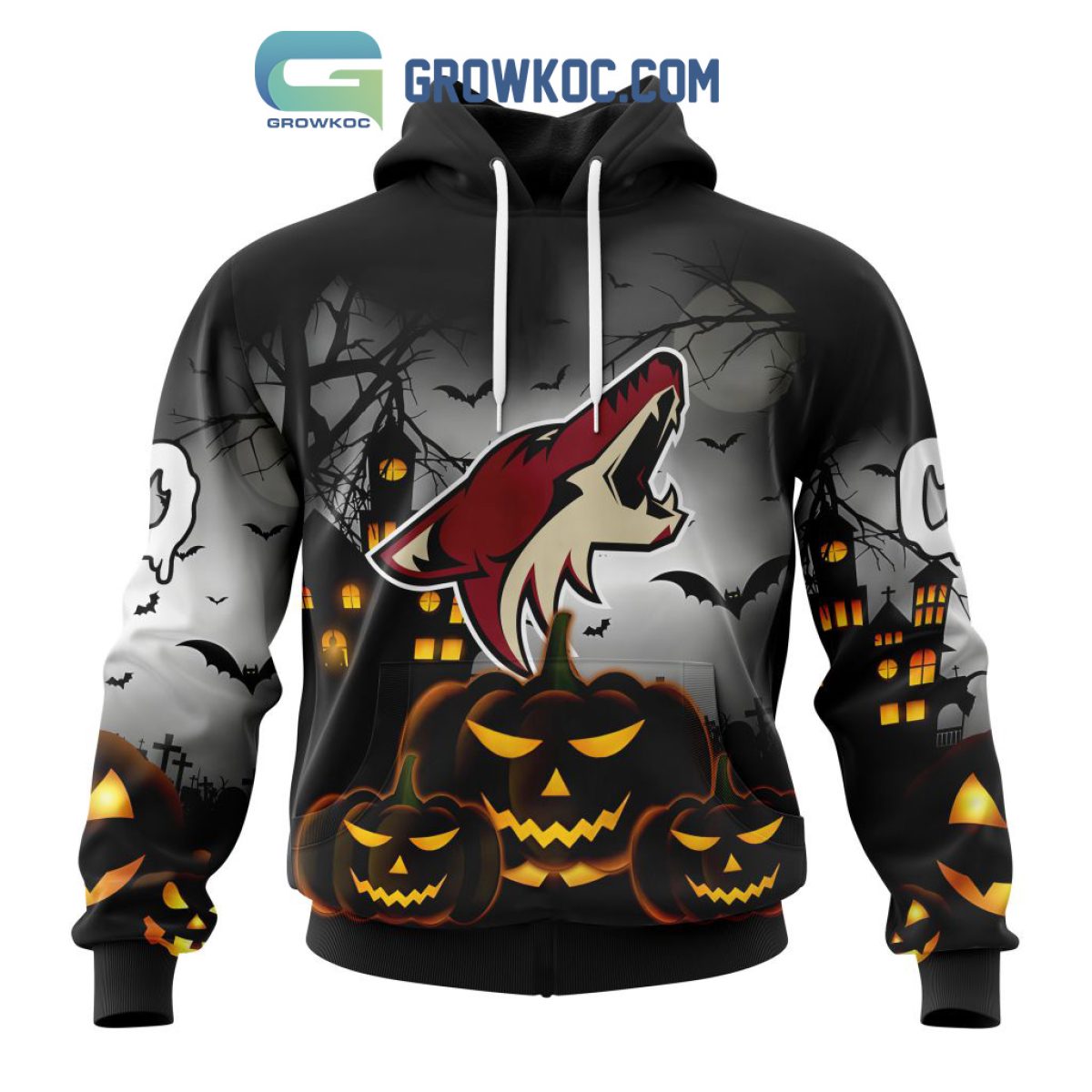 Carolina Panthers Halloween Horror Night 3D Hoodie 3D