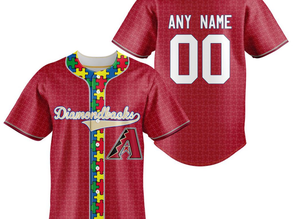 Arizona Diamondbacks Custom Name And Number Black Baseball