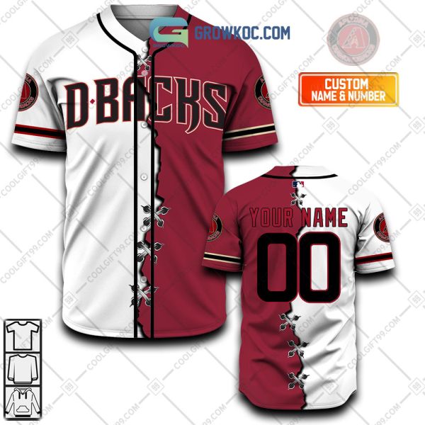 Arizona Diamondbacks MLB Personalized Mix Baseball Jersey