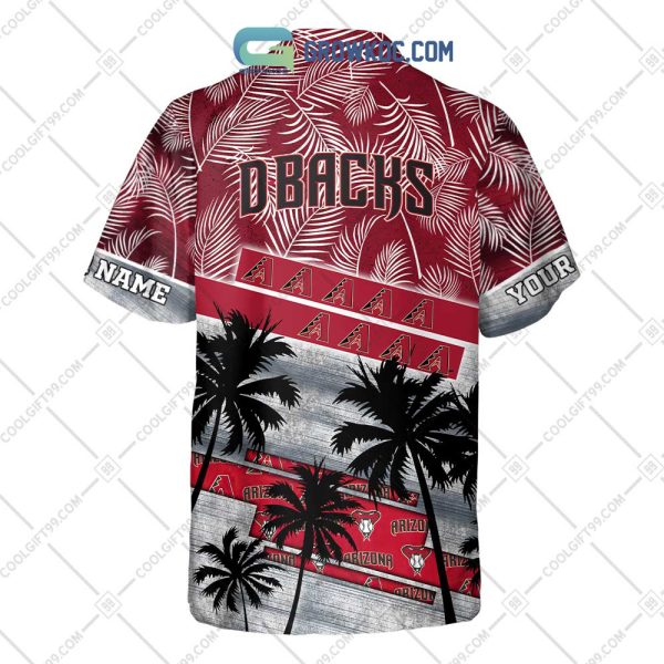 Arizona Diamondbacks MLB Personalized Palm Tree Hawaiian Shirt