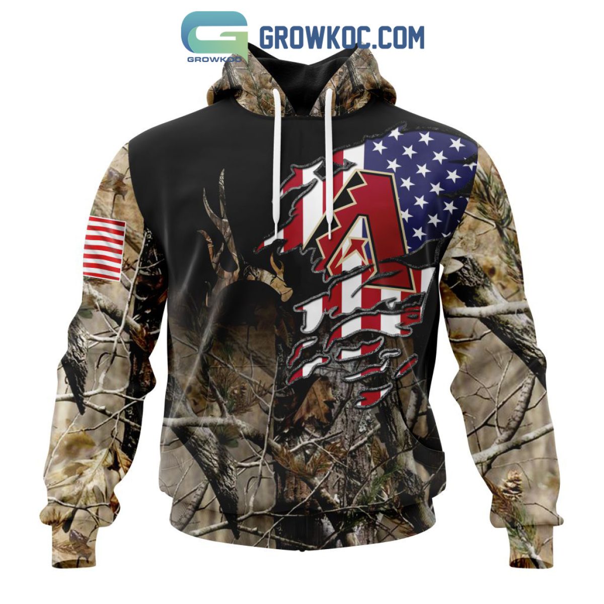 Arizona Diamondbacks MLB Special Camo Realtree Hunting Hoodie T Shirt -  Growkoc