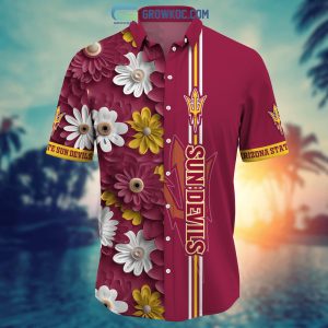 Arizona State Sun Devils NCAA Flower Hawaiian Shirt