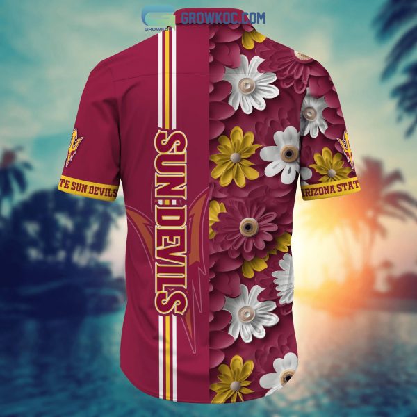 Arizona State Sun Devils NCAA Flower Hawaiian Shirt