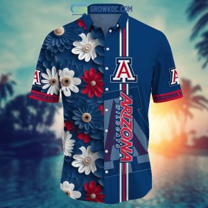 Arizona Wildcats NCAA Flower Hawaiian Shirt