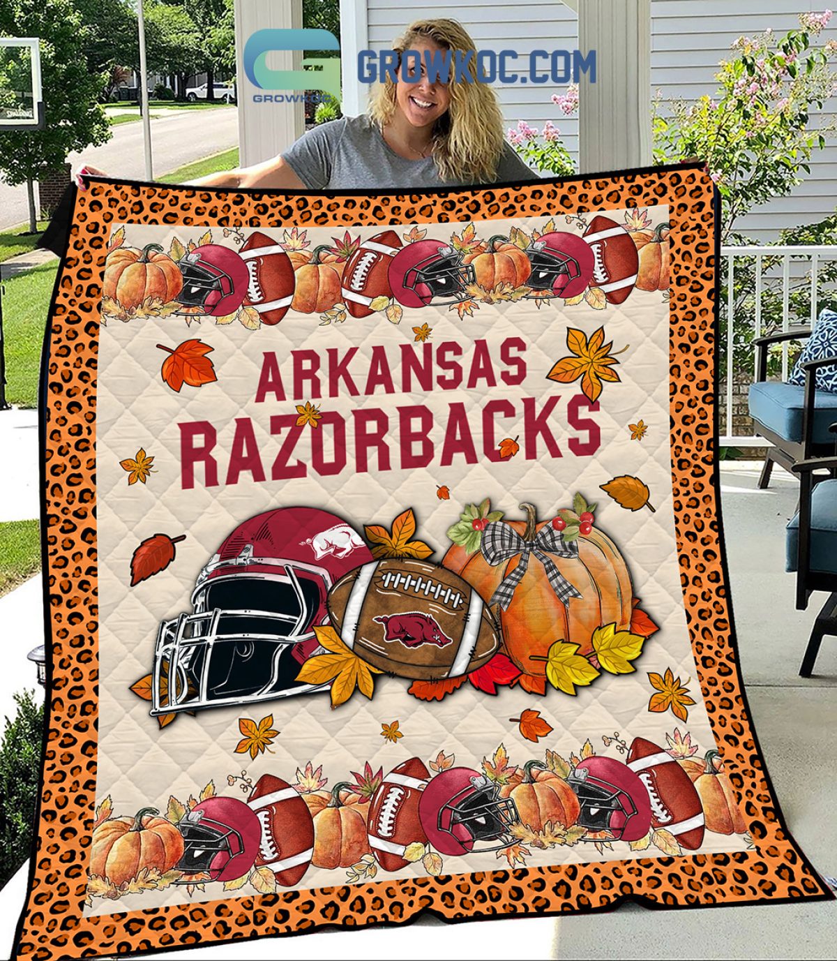 NCAA Arkansas Razorbacks Custom Name Women Handbags And Women Purse Wallet  - Growkoc